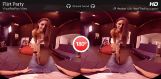 "Flirt Party" Virtual Real Porn Movie Trailer