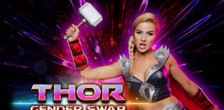 Gender-Swapped Thor Assfucked in VR Anal Parody