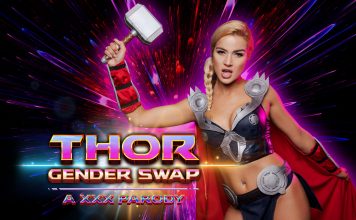 Gender-Swapped Thor Assfucked in VR Anal Parody